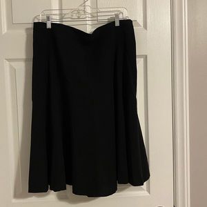 Black East 5th Aline Size 16 Skirt